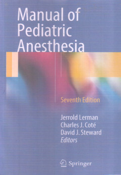 Manual Of Pediatric Anesthesia