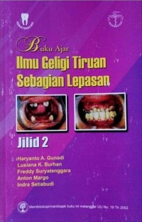 Buku Ajar Ilmu Geligi Tiruan Sebagian Lepas Jilid 2