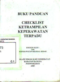 Buku Panduan Checklist Ketrampilan Keperawatan Terpadu