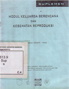 Suplemen: Modul Keluarga Berencana dan Kesehatan Reproduksi