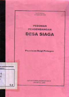 Pedoman Pengembangan Desa SIAGA