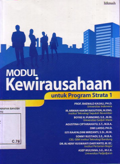 Modul Kewirausahaan Untuk Program Strata 1