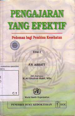 Pengajaran Yang Efektif: Pedoman Bagi Pembina Kesehatan