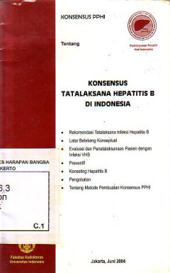 Konsensus PPHI Tentang Konsensus Tatalaksana Hepatitis B Di Indonesia