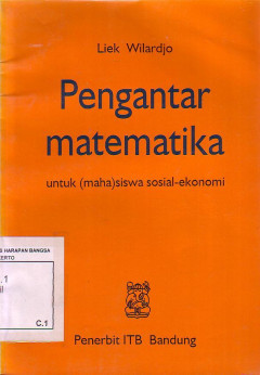 Pengantar Matematika Untuk Mahasiswa Sosial-Ekonomi