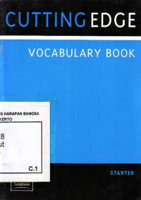 Cutting Edge Vocabulary Book: Starter