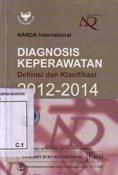 Diagnosis Keperawatan: Definisi Dan Klasifikasi 2012-2014