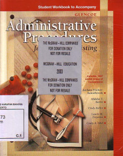 Administrative Procedures For Medical Assisting: A Patient-Centered Approach