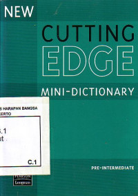 Cutting Edge Mini Dictionary Pre Intermediate