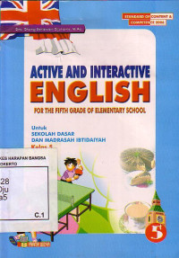 Active And Interactive English For The Fifth Grade Of Elementary School