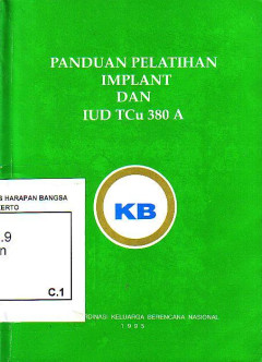 Panduan Pelatihan Implant Dan Iud Tcu 380 A