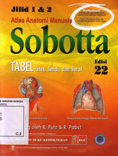 Sobotta: Atlas Anatomi Manusia Tabel Otot, Sendi, Dan Saraf Edisi 22 Jilid 1 & 2