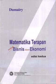 Matematika Terapan Untuk Bisnis Dan Ekonomi