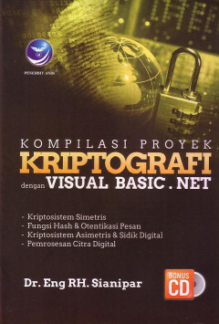 Kompilasi Proyek Kriptografi Dengan Visual Basic .Net: Kriptosistem Simetris, Fungsi Hash Dan Otentikasi Pesan, Kriptosistem Asimetris Dan Sidik Digital, Pemrosesan Citra Digital