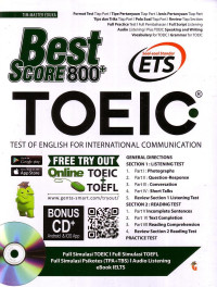 Best Score 800+ TOEIC: Test English For International Communication