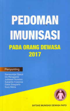 Pedoman Imunisasi Pada Orang Dewasa 2017