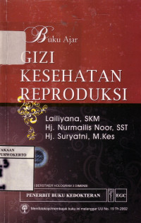 Buku Ajar Gizi Kesehatan Reproduksi