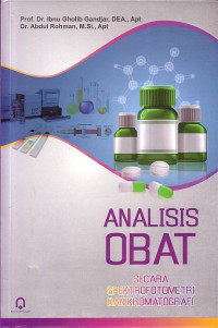 Analisis Obat: Secara Spektrofotometri Dan Kromatografi