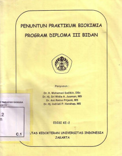 Penuntun Praktikum Biokimia Program Diploma III Bidan