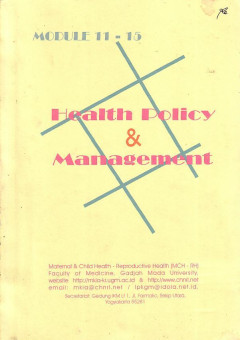 Health Policy And Management